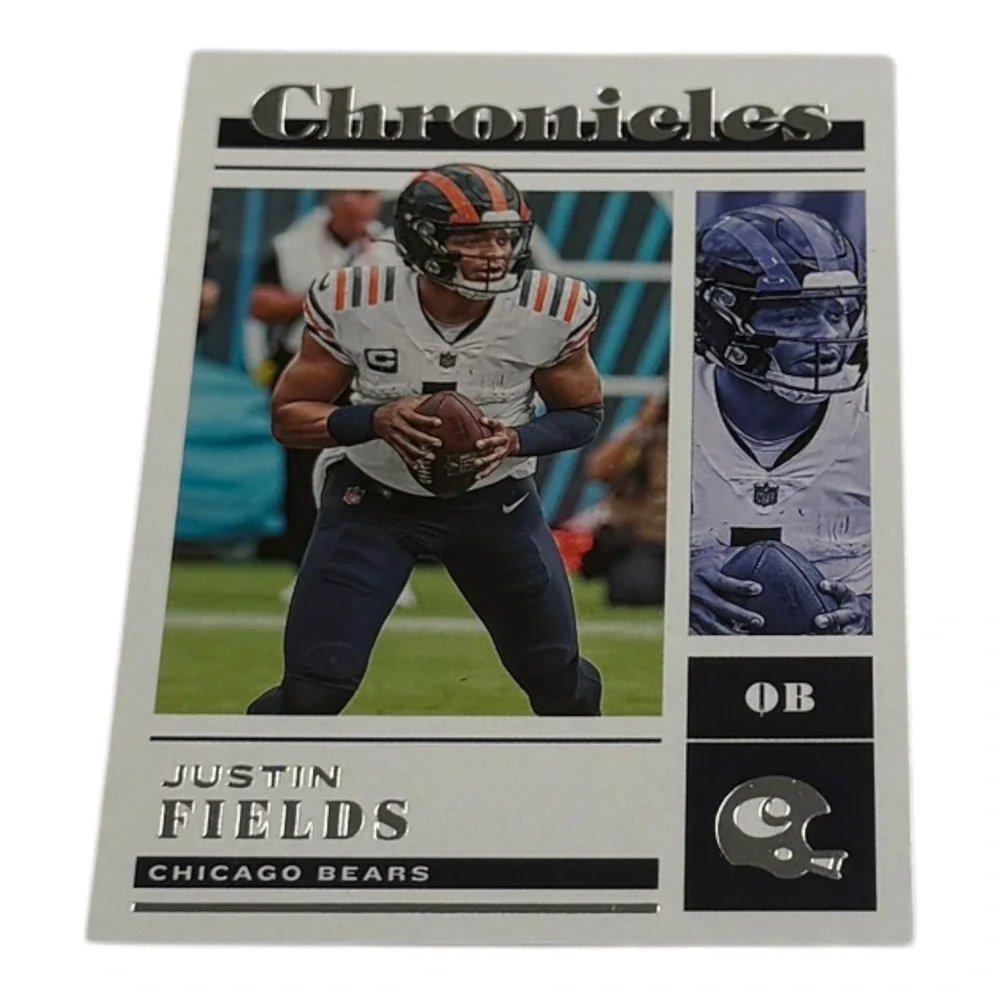 2022 Panini Chronicles Football Justin Fields Chicago Bears Card No 24 QB